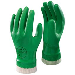 Showa 600 PVC Coated Glove Green (Pair)
