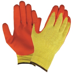 303040 Glo107 Latex Coated Grip Palm Glove 452999 Orange