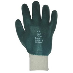 Double Dip PVC Fully Coated Knitwrist Glove