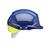 Centurion Reflex Safety Helmet Blue c/w Yellow Flash