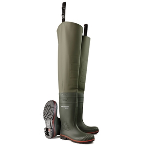 S5 Dunlop Acifort Ribbed Full Safety Thigh Waders