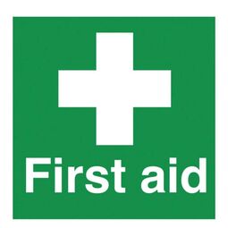 First Aid Sticker for Safety Helmet
