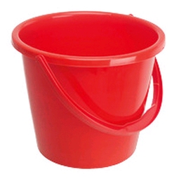 General Purpose Plastic Bucket Red 2 Gallon
