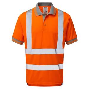 PULSAR PR176  Rail Spec Polo Shirt Hi-Vis Orange 