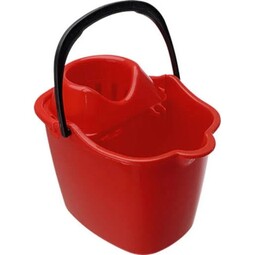 General Purpose Plastic Mop Bucket Red 15 Litre