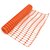 Medium Duty Plastic Mesh Barrier Fencing Orange 50Mx1M