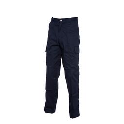 UC904 Cargo Trousers with Knee Pad Pockets Reg Leg Navy