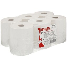 7256 Wypall L10 Wiping Paper White (6 Rolls X 800 Sheets)