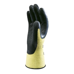Showa S-TEX KV3 Latex Coated Cut Level F Glove Yellow (Pair)