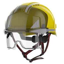 EVO VISTAlens Dualswitch Vented Helmet Wheel Ratchet CR2 Yellow/Smoke