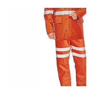 KeepSAFE Waterproof Hi-Vis GO/RT Trousers Orange