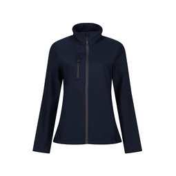 Honestly Made Recycled Ladies Softshell Jacket Navy