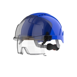 EVO VISTAlens Vented Helmet Wheel Ratchet Blue/Smoke