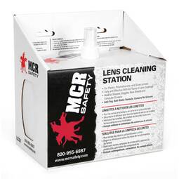 MCR Safety 21966 Lens Cleaning Station [8oz Fluid + Tissues]