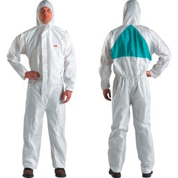 3M 4520 Protective Coverall (Type 5/6) White & Green