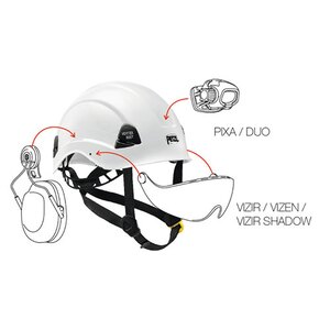 PETZL VERTEX Vented Climbing Helmet White