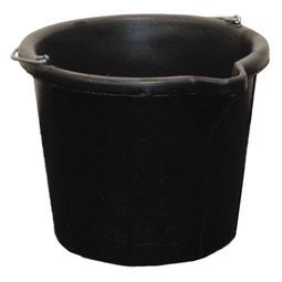 Heavy Duty Plastic Bucket Black 3 Gallon