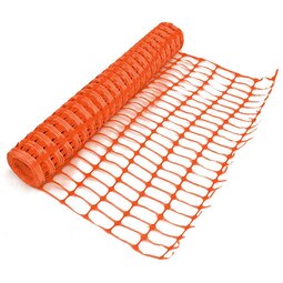 Medium Duty Plastic Mesh Barrier Fencing - Orange (50M x 1M)