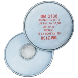 3M 2138 Particulate Filter (Pack 10 Pairs)