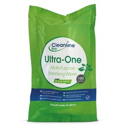Cleanline Eco Ultra-One Wipes Refill Pouch (100 Sheet)