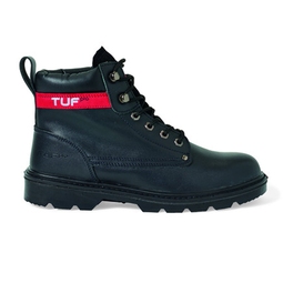 Tuf Pro Waxy Ankle Safety Boot with Midsole S3 SRC Black